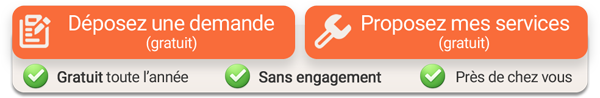 publier une demande ou proposer des services de bricolage entre voisins
